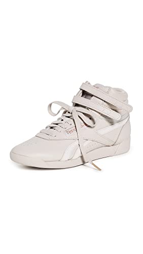 Reebok Women's Cardi B Hi Sneakers, Moonst/Bougry/Ftwwht, Grey, 5 Medium US