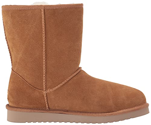 Koolaburra by UGG Women's Victoria Short Fashion Boot, Chestnut, 07 M US