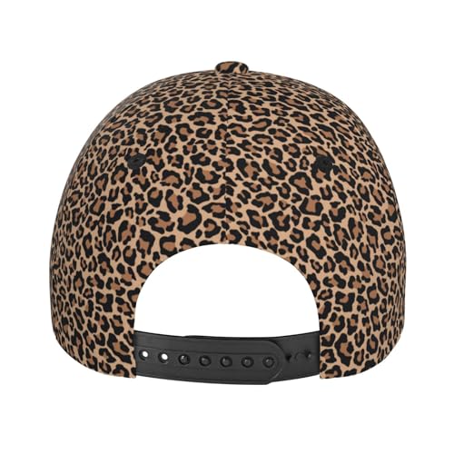 Vosery Baseball Cap Women Men- Brown Leopard Print A Adjustable for Baseball Hat Women and Men