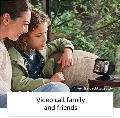 All-new Echo Show 5 (3rd Gen, 2023 release) + Alexa Emergency Yearly (auto-renewal) | Smart display with deeper bass and clearer sound | Glacier White