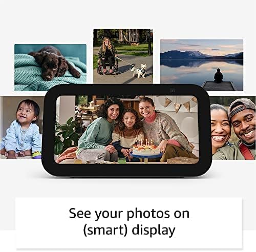 All-new Echo Show 5 (3rd Gen, 2023 release) + Alexa Emergency Yearly (auto-renewal) | Smart display with deeper bass and clearer sound | Glacier White