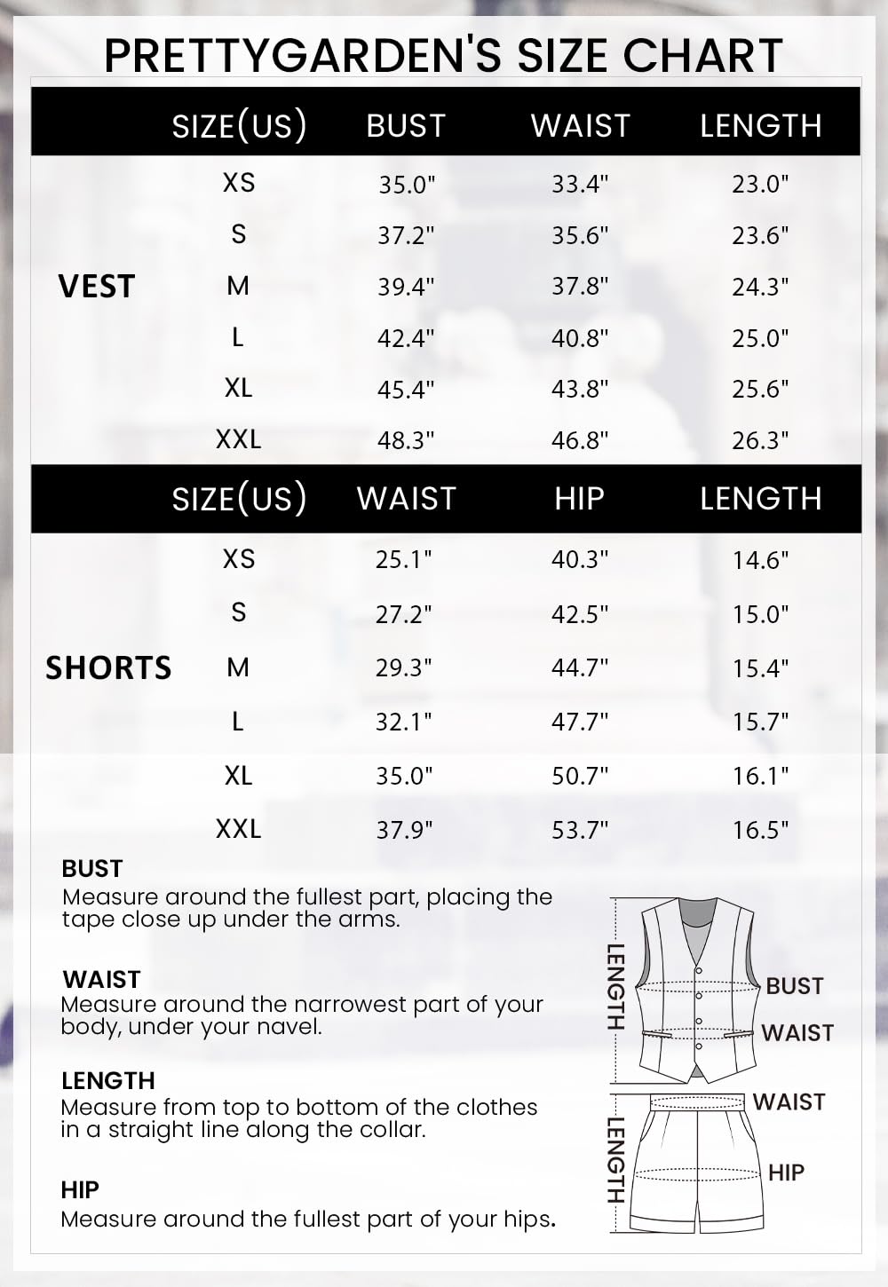 PRETTYGARDEN Women's 2 Piece Summer Matching Sets Button Front V Neck Vest Waistcoat Sleeveless Tops and Shorts with Pockets (Black,Medium)