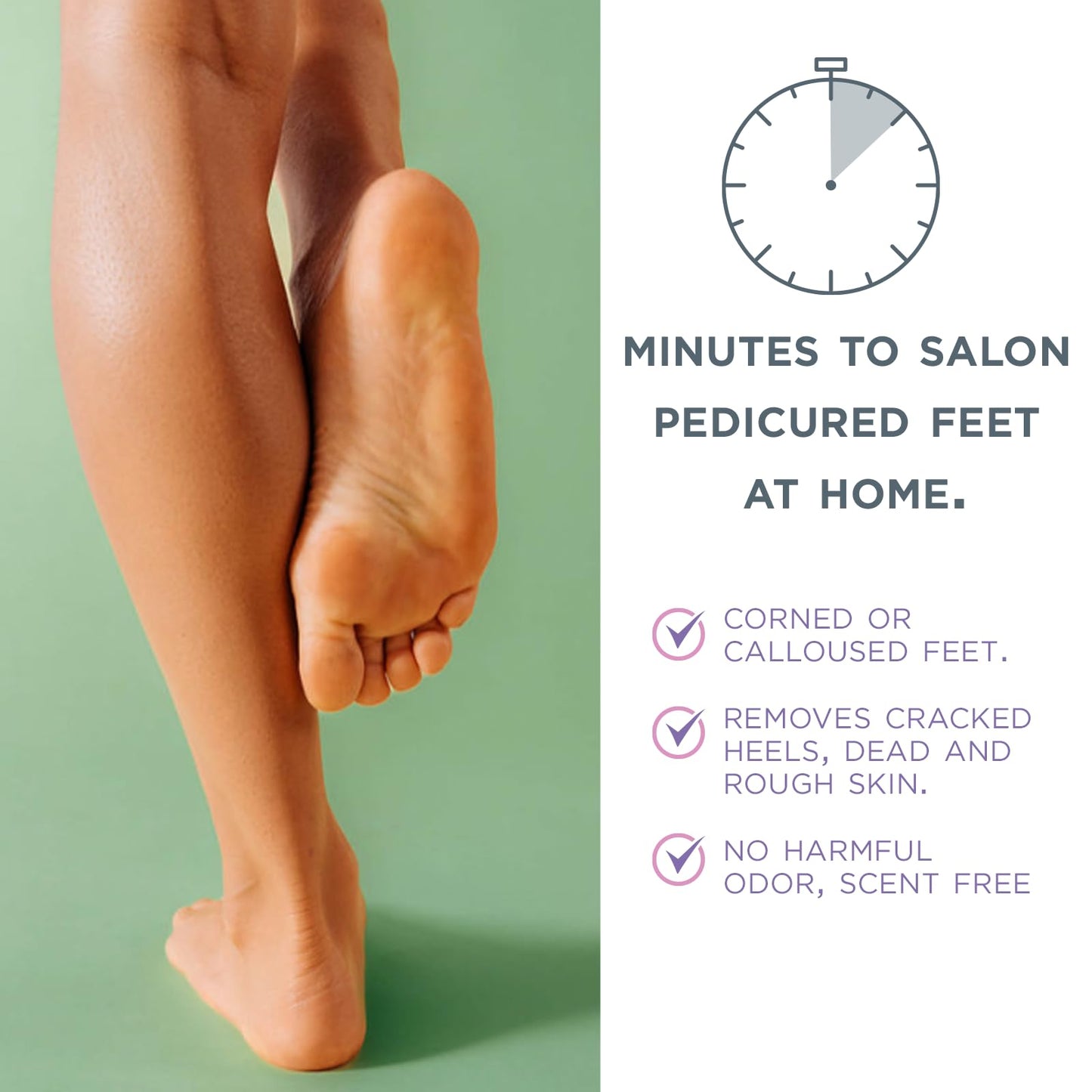 Lee Beauty Professional Callus Remover for Feet - Original, Powerful Formulation - Extra Strength Gel, Home Pedicure Foot Spa Results - Cracked & Dead Dry Skin Supplies - 8 Oz