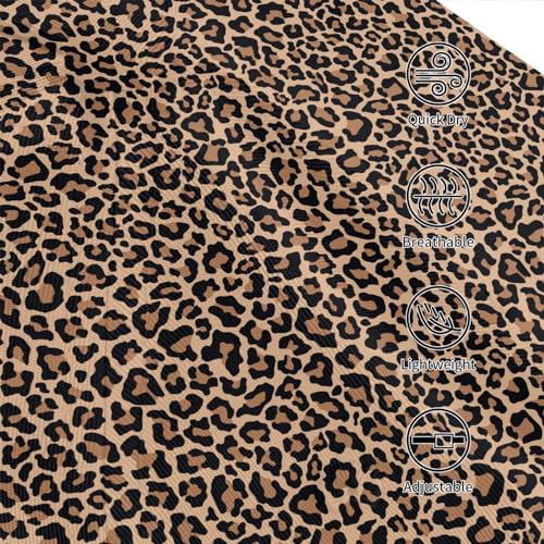 Vosery Baseball Cap Women Men- Brown Leopard Print A Adjustable for Baseball Hat Women and Men