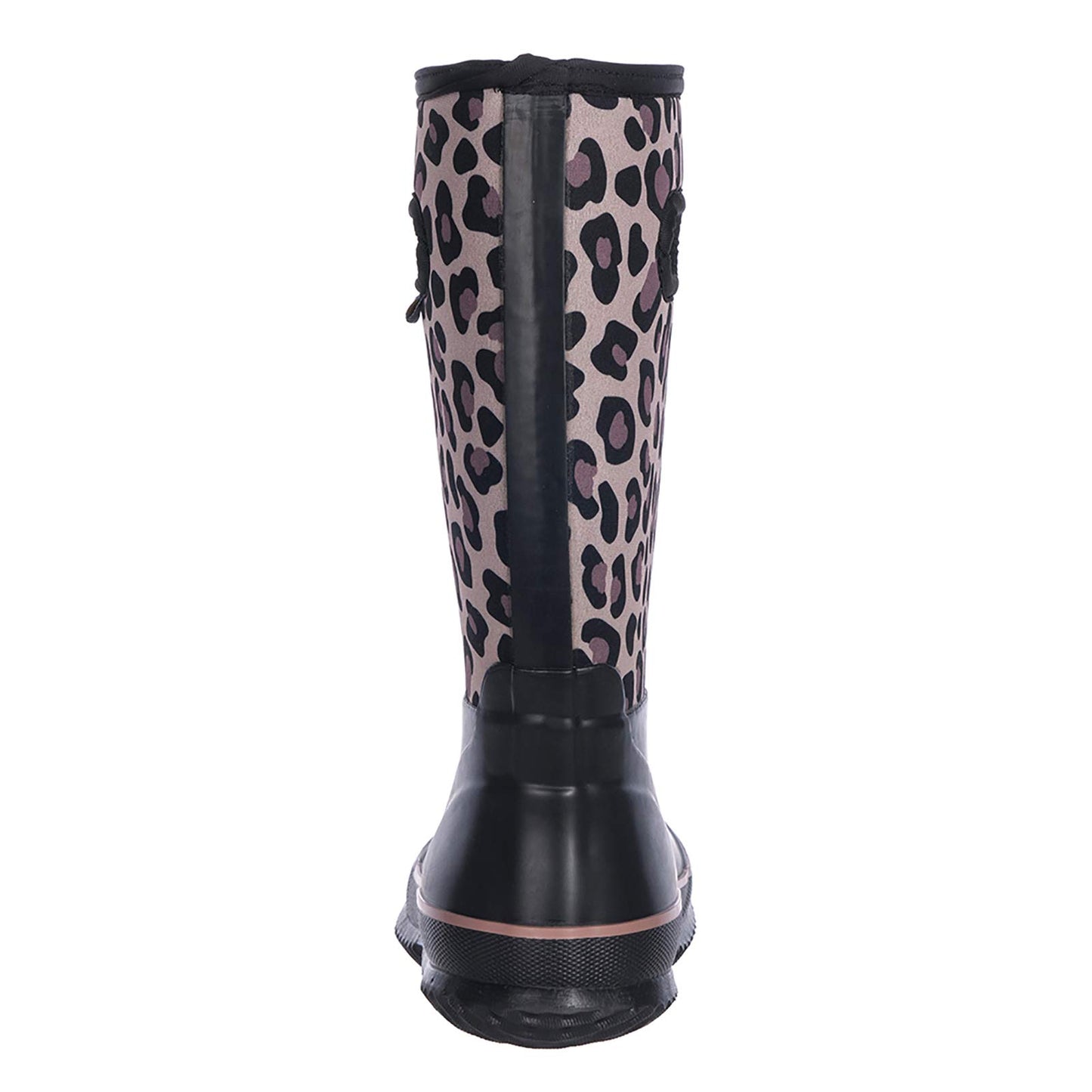 WTW Mid Calf Rain Boots for Women - Waterproof Neoprene Mud Boots Garden Boots