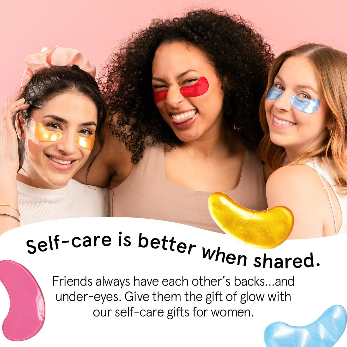 Grace & Stella Under Eye Patches, Christmas Gifts for Women (12 Pairs) Christmas Gifts for Mom, Eye Patches for Puffy Eyes and Dark Circles, Vegan Eye Mask, Birthday Gifts for Women, Stocking Stuffers