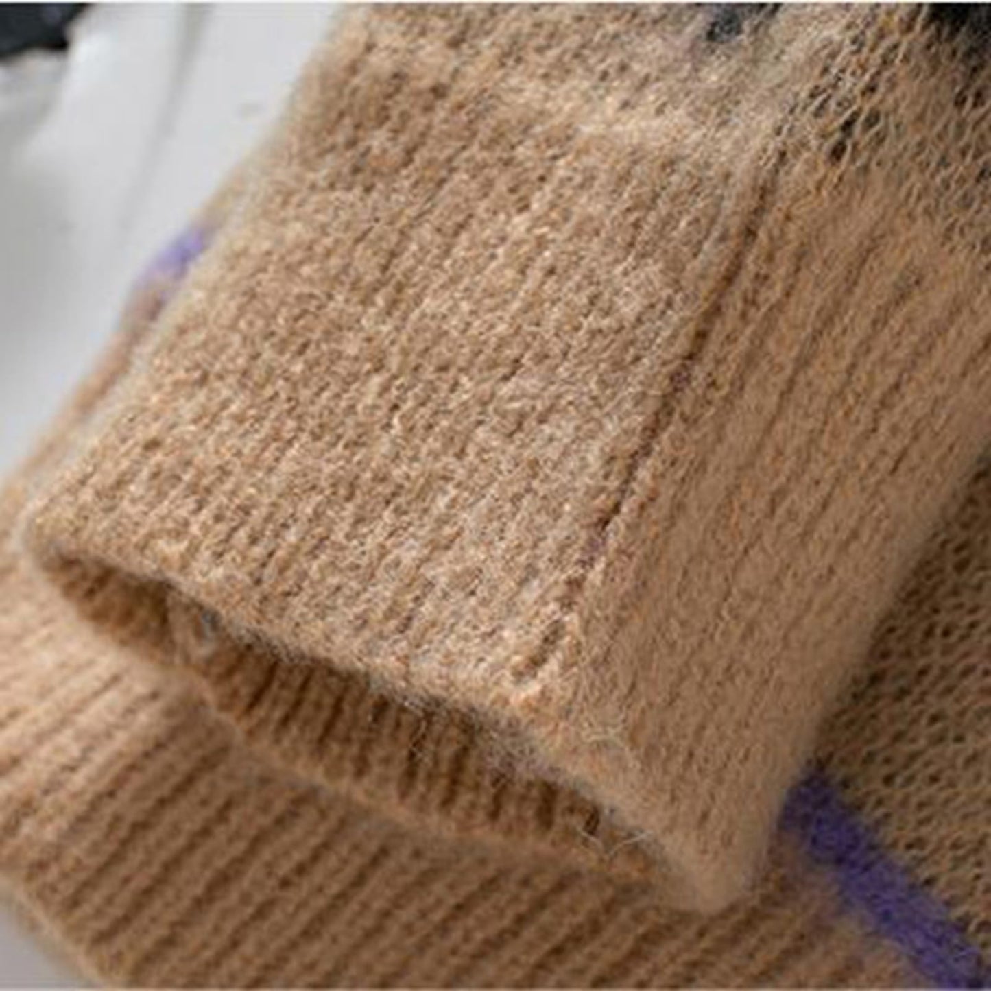 Womens Pullover Sweaters Crew Neck Relaxed Soft Classic Comfortable Sweaters for Women Khaki