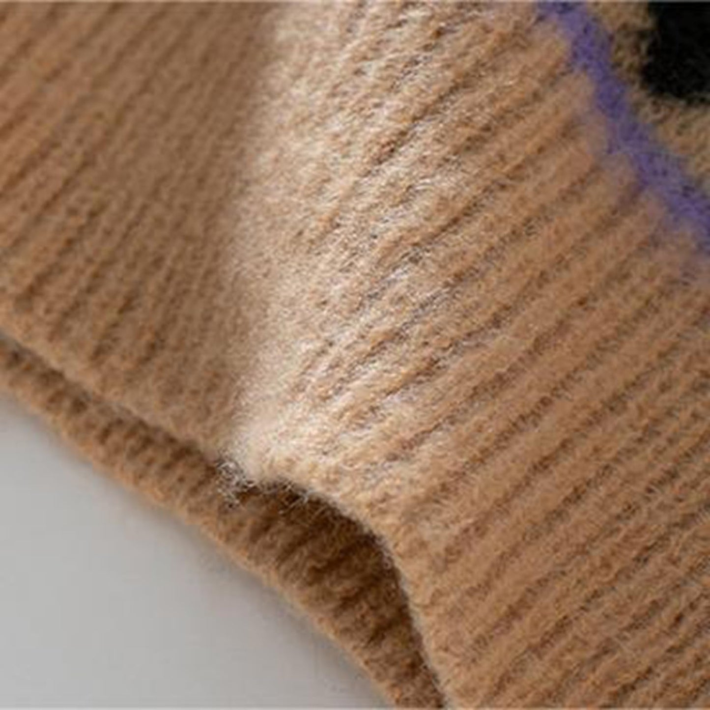 Womens Pullover Sweaters Crew Neck Relaxed Soft Classic Comfortable Sweaters for Women Khaki