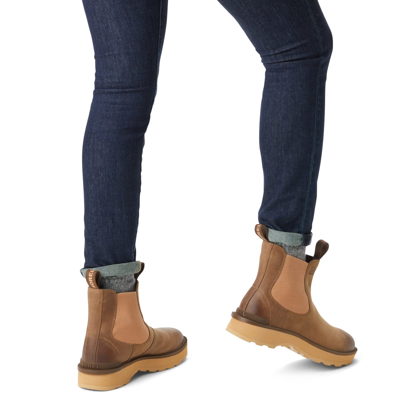 Sorel Women's Hi-Line Chelsea Boot - Umber, Tawny Buff - Size 8.5