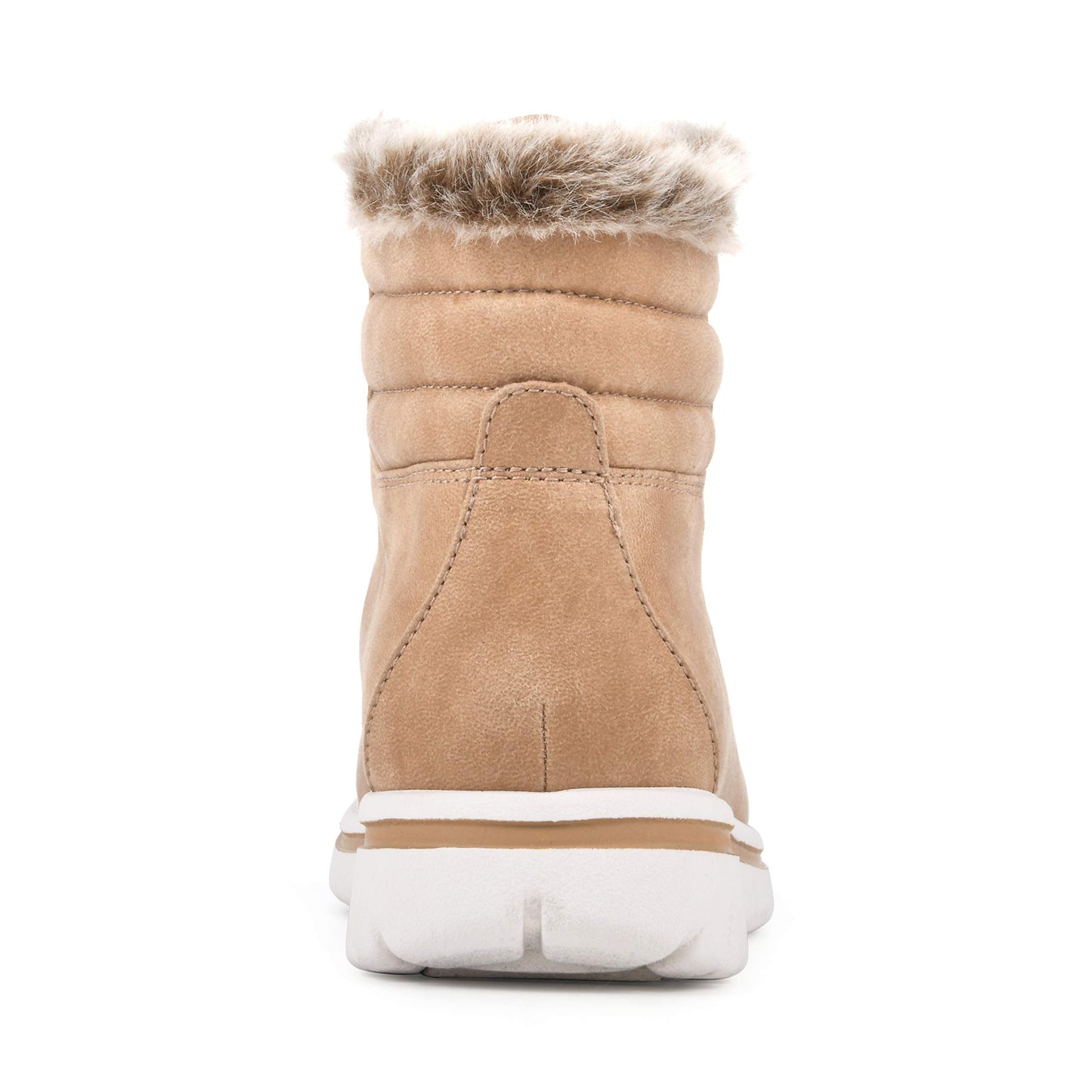 CLIFFS BY WHITE MOUNTAIN Shoes Hallett Women's Casual Hiker Style Bootie, Wheat/Fabric, 7 M