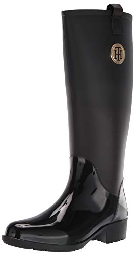 Tommy Hilfiger Women's Karissa 2 Rain Boot, Black, 7
