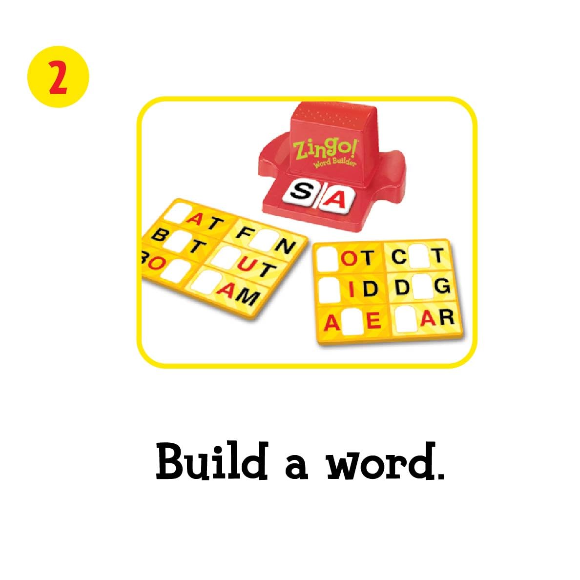 ThinkFun Zingo Word Builder - Classic Early Reading Game | Enhances Vocabulary & Spelling Skills | Award-Winning Educational Toy for Kids and Adults
