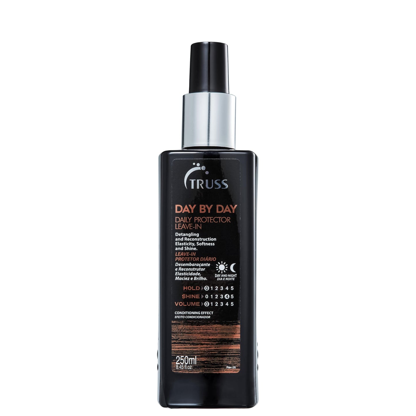 Truss Day By Day - Leave-in Daily Protector And Detangler Spray For Hair - Highly Moisturizing With Thermal Heat Protectant For Blow Outs, Detangling, Reconstruction, Softness, and Shine