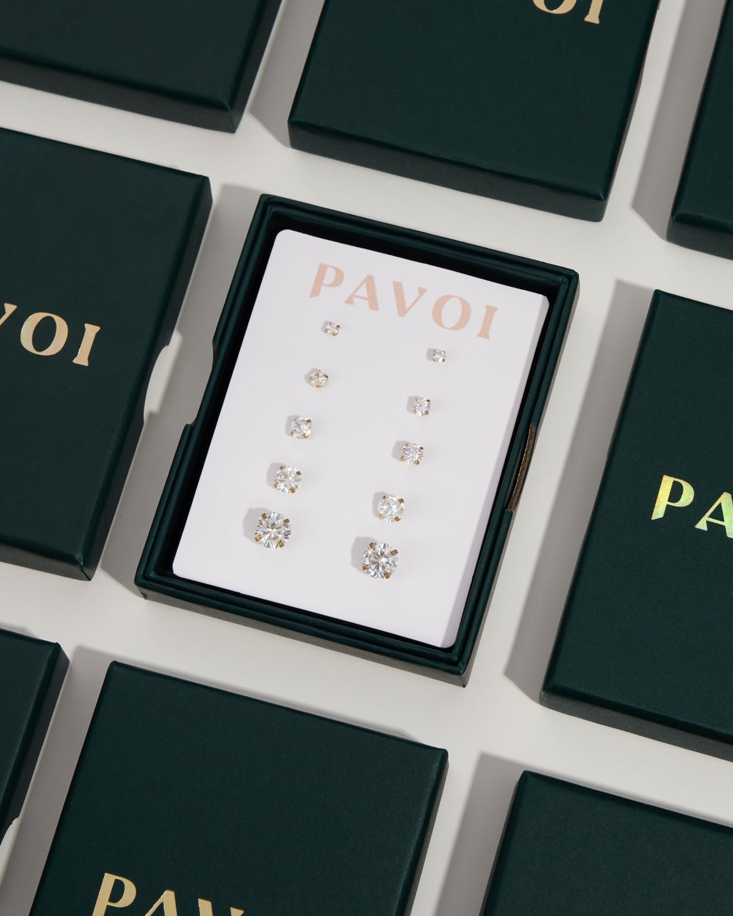 PAVOI 14K Gold Plated Crystal Solitaire 1.5 Carat (7.3mm) CZ Dainty Choker Necklace | Gold Necklaces for Women