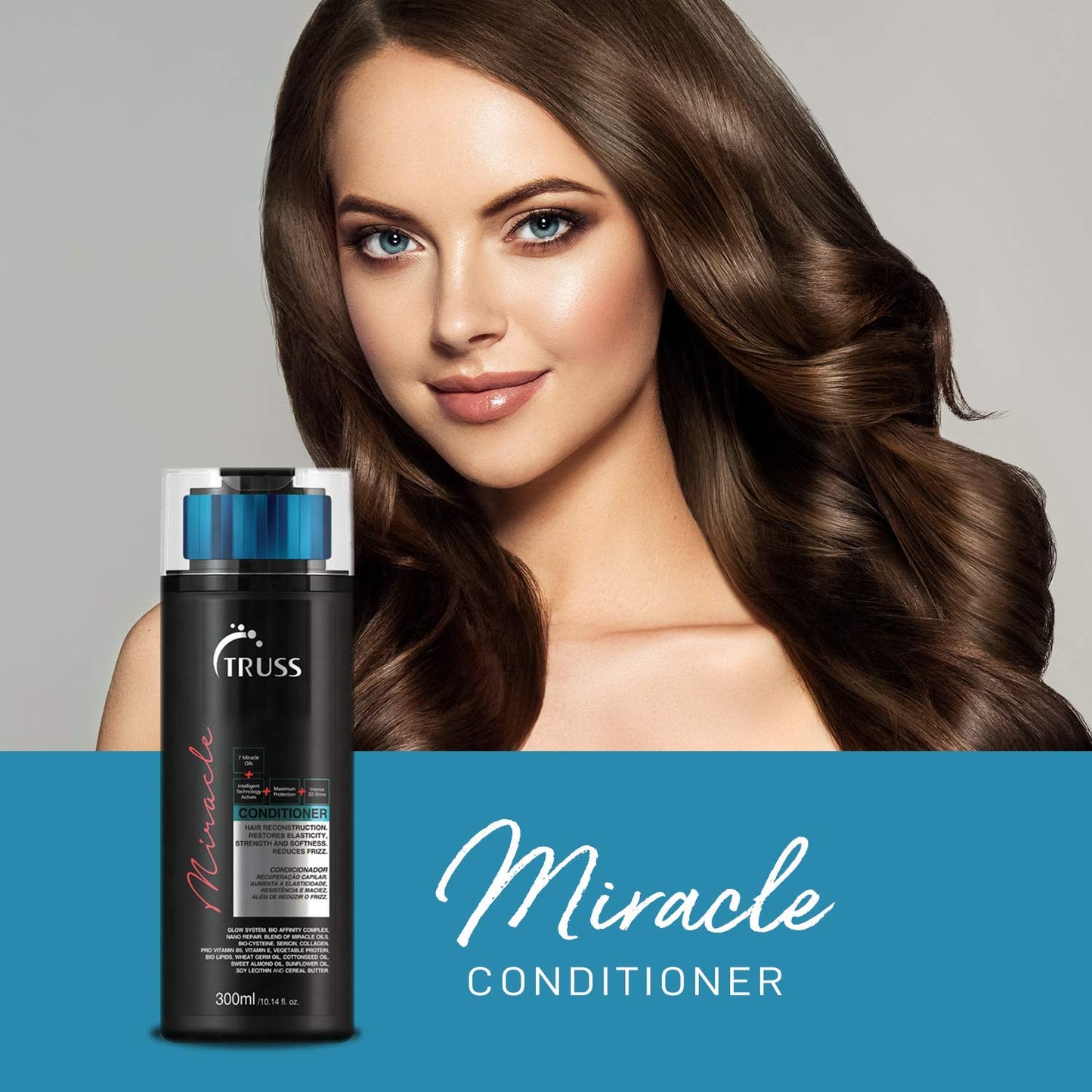 TRUSS Miracle Shampoo and Conditioner Set Bundle