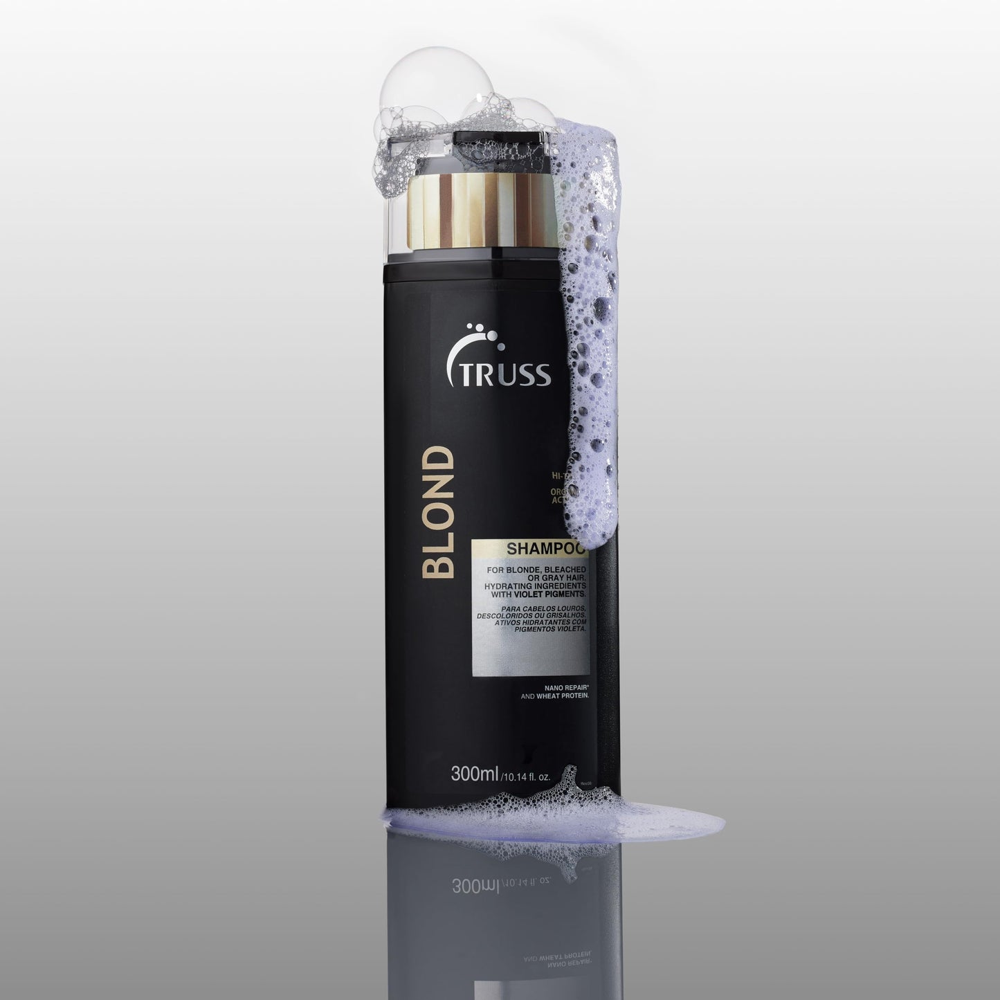 TRUSS Blond Mask - Hydrating Blonde Hair Mask + Purple Toner for Brassy Hair - Neutralizes Orange + Yellow Tones on Blonde, Bleached + Gray Hair - (6.35 oz)