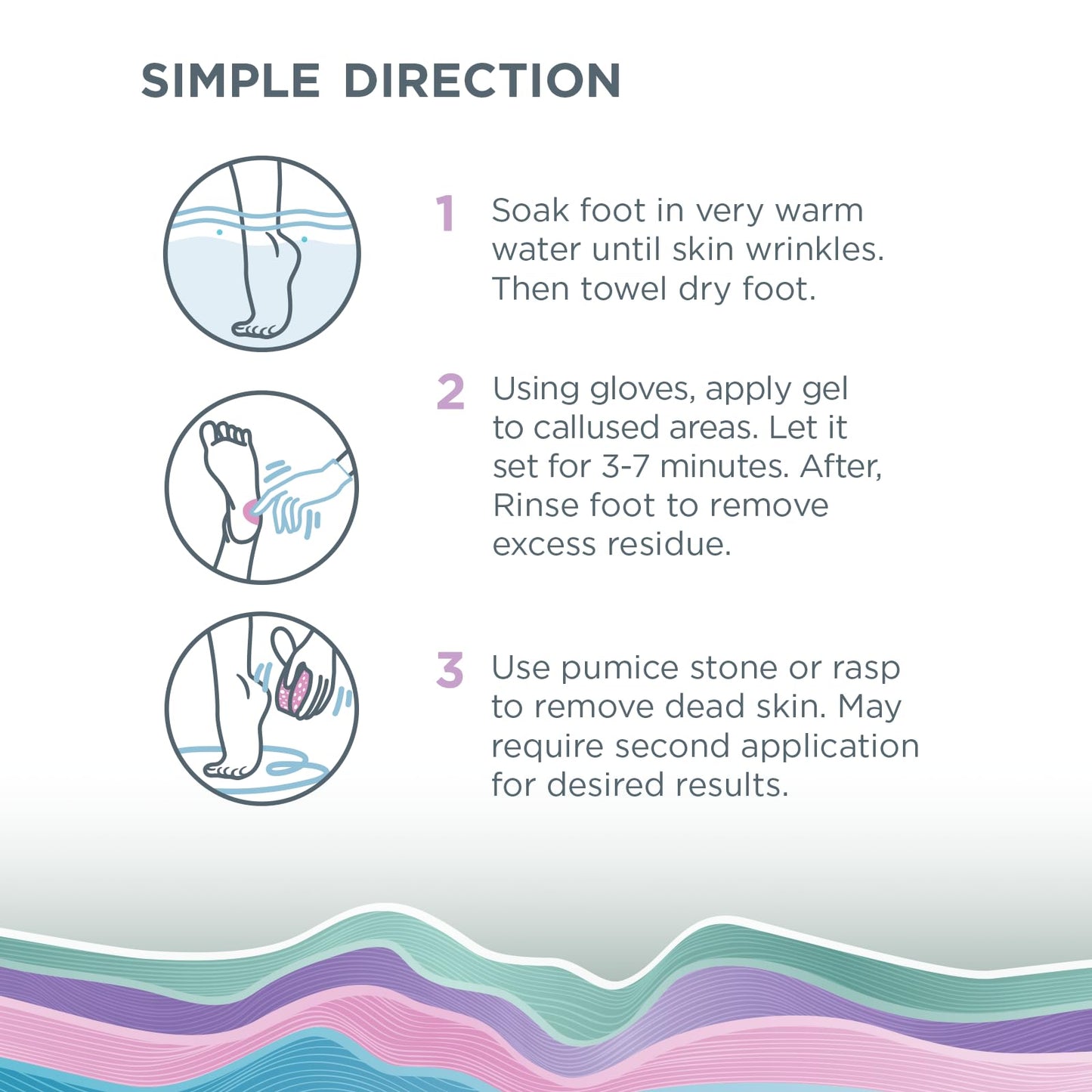 Lee Beauty Professional Callus Remover for Feet - Original, Powerful Formulation - Extra Strength Gel, Home Pedicure Foot Spa Results - Cracked & Dead Dry Skin Supplies - 8 Oz