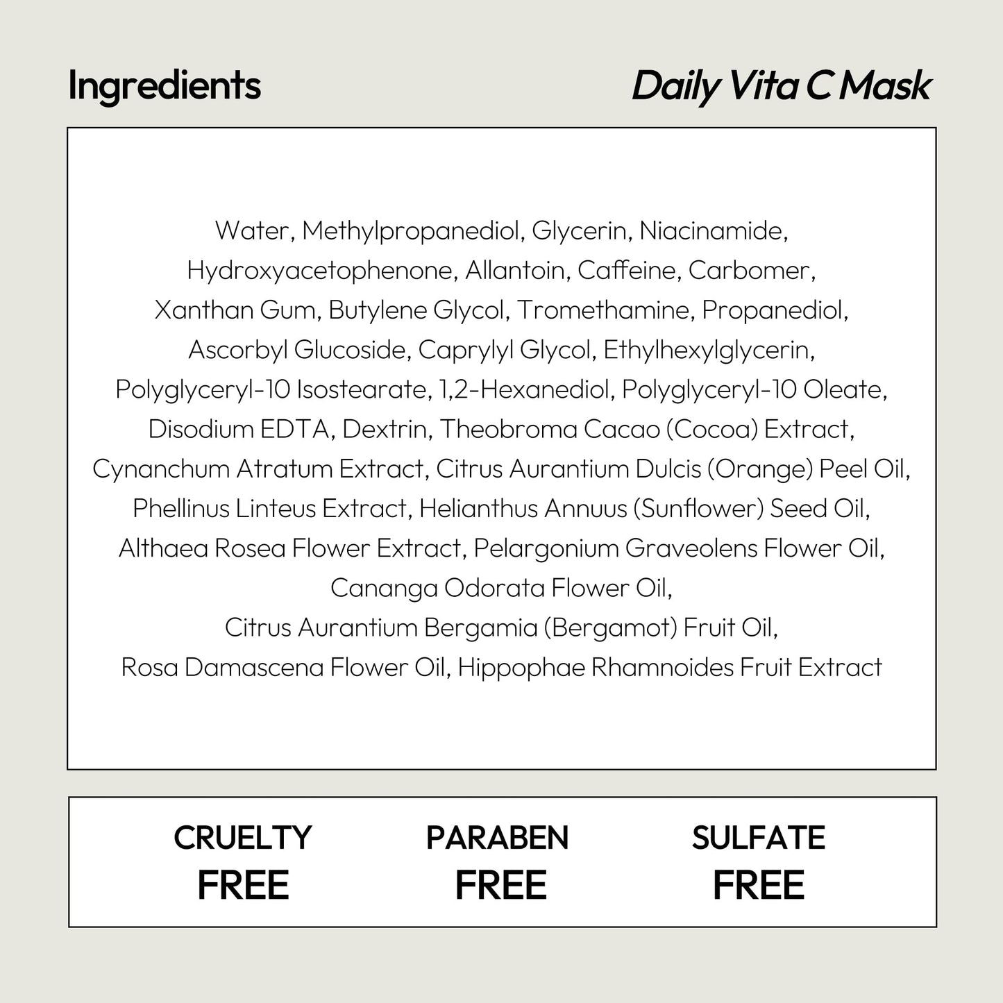 LAPCOS Vita C Sheet Mask, Daily Face Mask with Vitamin C to Renew Skin, Korean Beauty Favorite, 5-Pack