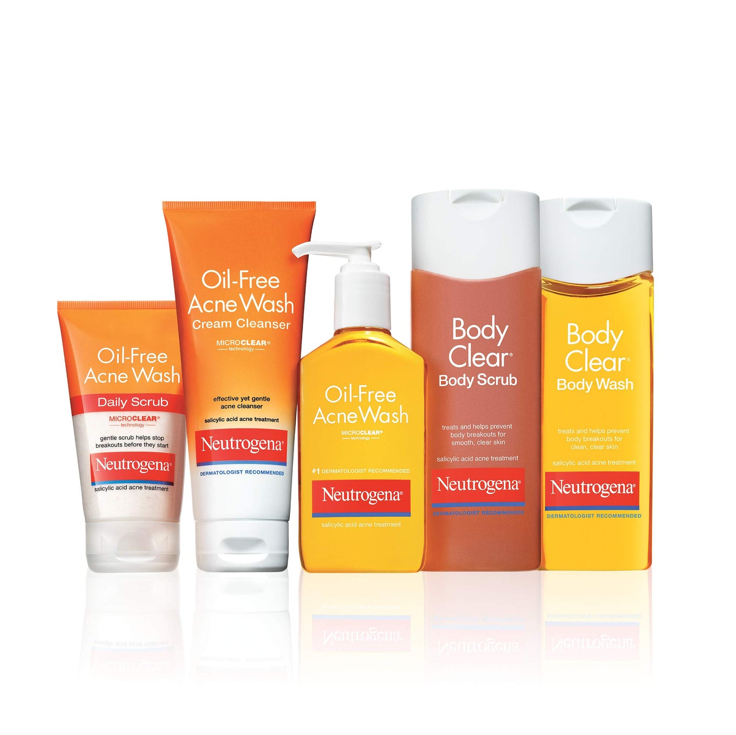 Neutrogena Oil-Free Facial Cleanser with Salicylic Acid for Acne-Prone Skin, 9.1 fl. oz