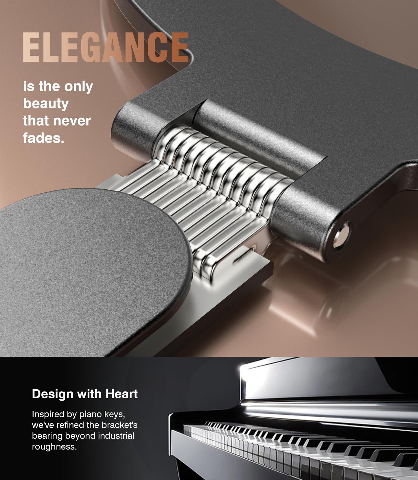 Miracase 2024 Magnetic for iPhone 16 Pro Max Case with Stand 6.9'' [Compatible with MagSafe] Shockproof Phone Case for iPhone 16 Pro Max with Flexible & Reliable Built-in Kickstand, Desert Brown