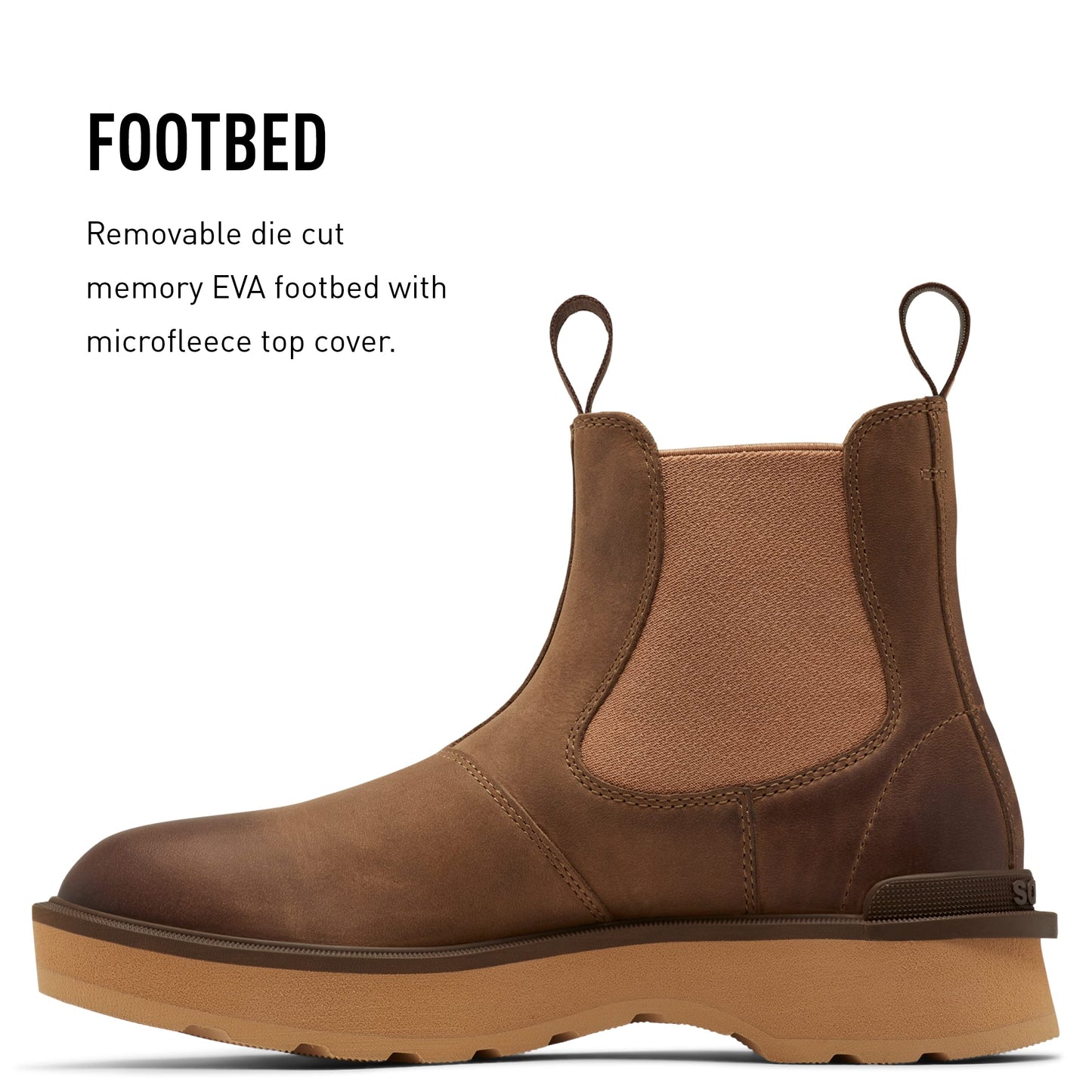Sorel Women's Hi-Line Chelsea Boot - Umber, Tawny Buff - Size 8.5