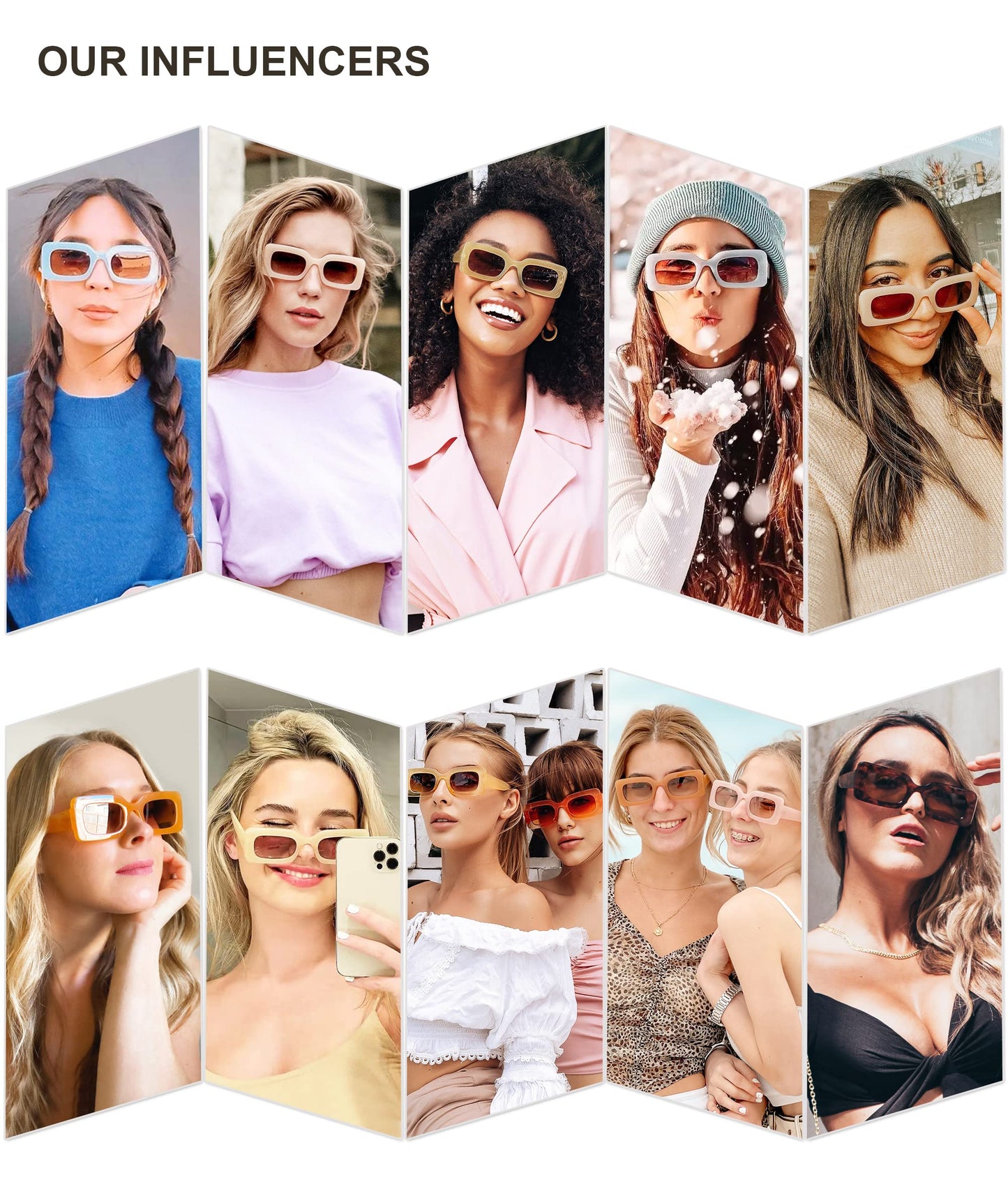 SOJOS Retro 90s Nude Rectangle Sunglasses Womens Mens Trendy Chunky Glasses Gradient Pink Frame Purple Lens